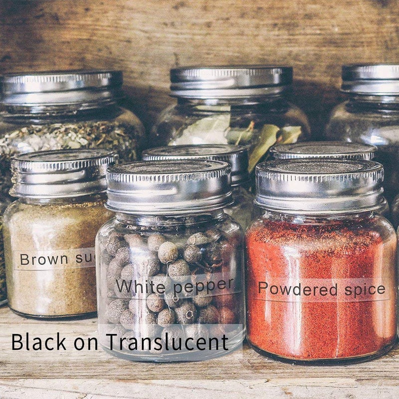 Phomemo D30 Label Tape, for D30 D35 Q30 Q30S Q31 Label Maker, Black on Transparent Clear Sticker Thermal Paper Self-Adhesive Label Maker Tape, 14mm x 30mm (0.55 x 1.18 Inch) 210 Labels/Roll, 3-Roll - Image 2