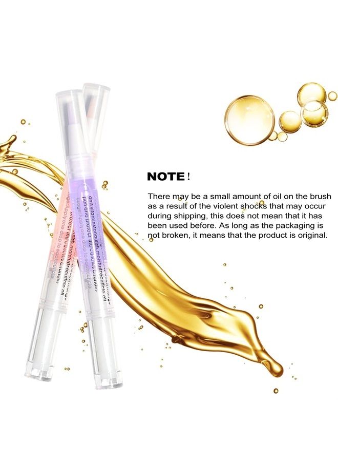 15pcs Cuticle Oil Pen for Nails Care Products, Nail Oil Bulk Repair Kit Professional Revitalizer Fingernails Growth Manicure Set Damage Dry Cutical Oul Hangnail Treatment Scented Moisturizer