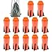 Ruibytree Mega Missile Refill for Nerf NStrike Elite Series 12 Packs Compatible Darts Mega Missile Refill Bullets Foam Rockets for Nerf Party Orange - Image 3