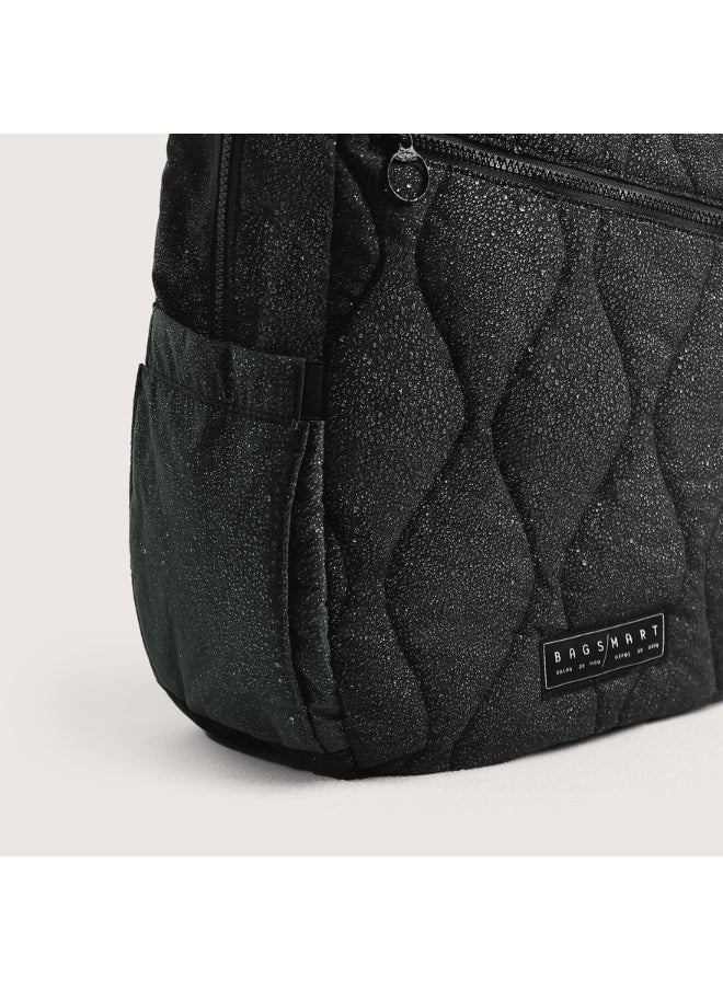 BAGSMART - BAGSMART Black Vega 23L Featherlight 15.6 Inch Laptop Backpack - Image 1