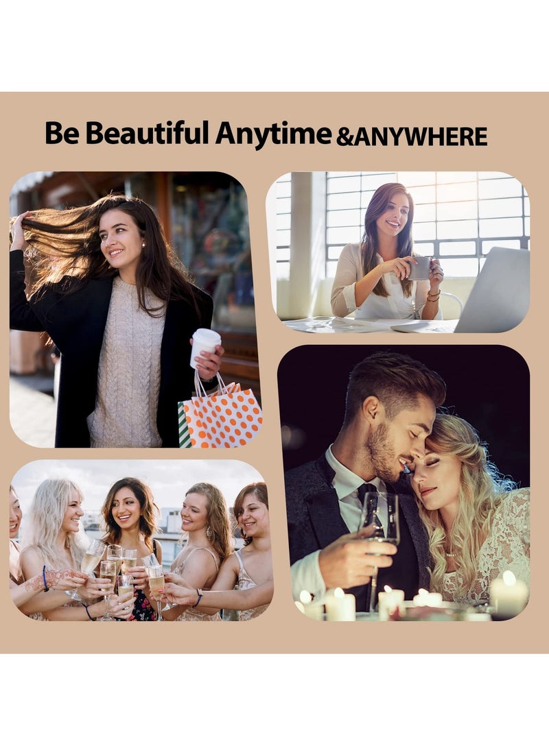 SYOSI Magnets False Eyelashes, Dual Magnetic Eyelashes NO Eyeliner or Glue Needed, Natural Lashes 3D Effect Fake Eyelashes with Tweezers 2 Pairs Pack - Image 4