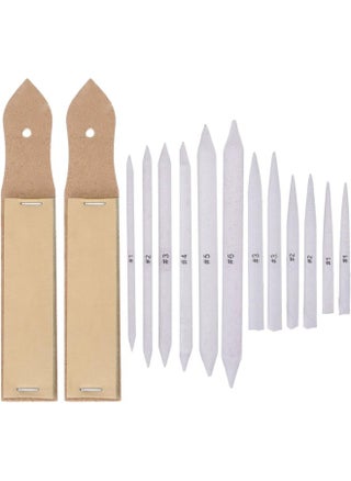 12 Pieces Blending Stumps and Tortillions Set with 2pcs Sandpaper Pencil Sharpener for Student Sketch Drawing - pzsku/ZB70FD45F90DE35FBC451Z/45/_/1735961344/d8f5a376-a464-471d-97f5-d7be0847052a
