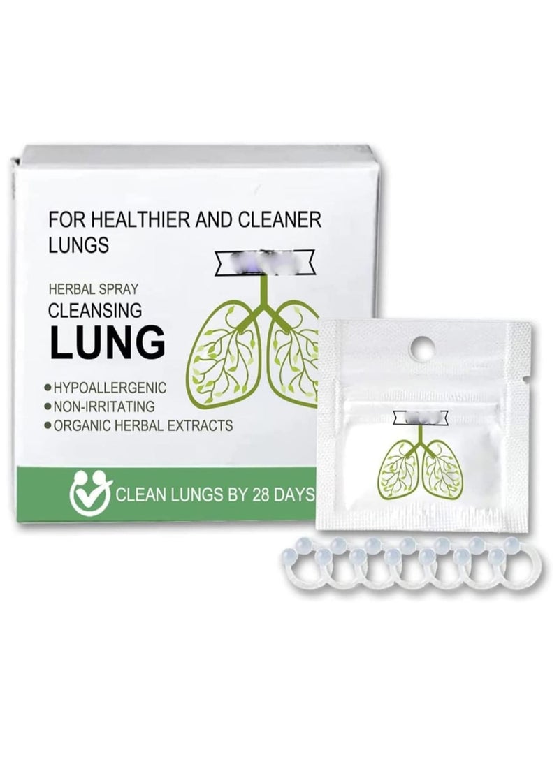 SOUTH MOON Lung cleansing herbal extracts ring to help remove waste from the lungs allowing for easier breathing and improved respiratory health {1 Pack}  - Image 1