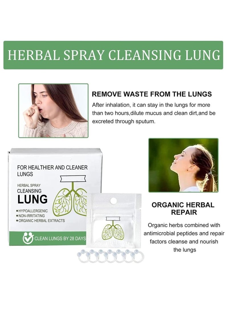 SOUTH MOON Lung cleansing herbal extracts ring to help remove waste from the lungs allowing for easier breathing and improved respiratory health {1 Pack}  - Image 2