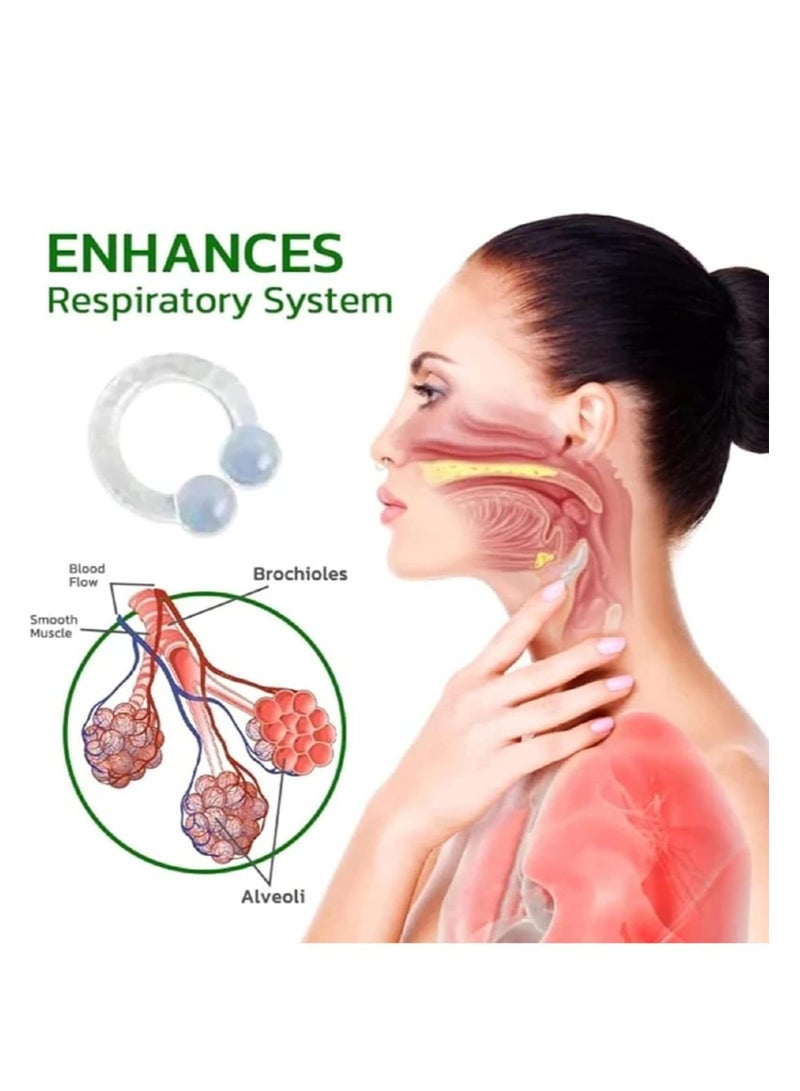 SOUTH MOON Lung cleansing herbal extracts ring to help remove waste from the lungs allowing for easier breathing and improved respiratory health {1 Pack}  - Image 3