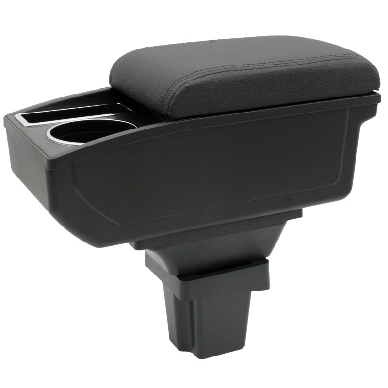 YJYWZH Car Armrest Box for Chevrolet Chevy Trax 20162020 Auto Accessories Center Console Leather Arm Rest DoubleLayer Storage Space with Cup Holder Black Thread
