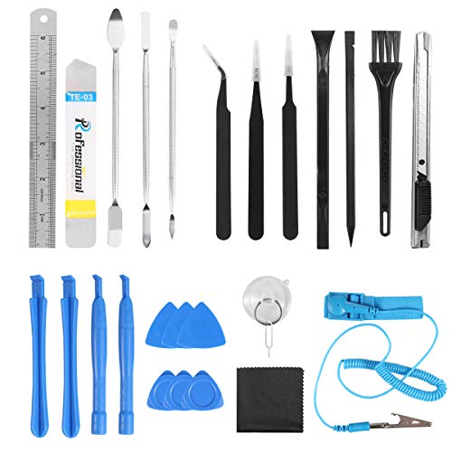 ORIA Precision Screwdriver Kit, 86 in 1 with 57 Bits Repair Tool Kit, Portable Bag for Cellphone, Game Console, Tablet and Other Devices, Blue - Image 3