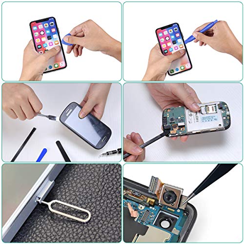 ORIA Precision Screwdriver Kit, 86 in 1 with 57 Bits Repair Tool Kit, Portable Bag for Cellphone, Game Console, Tablet and Other Devices, Blue - Image 5