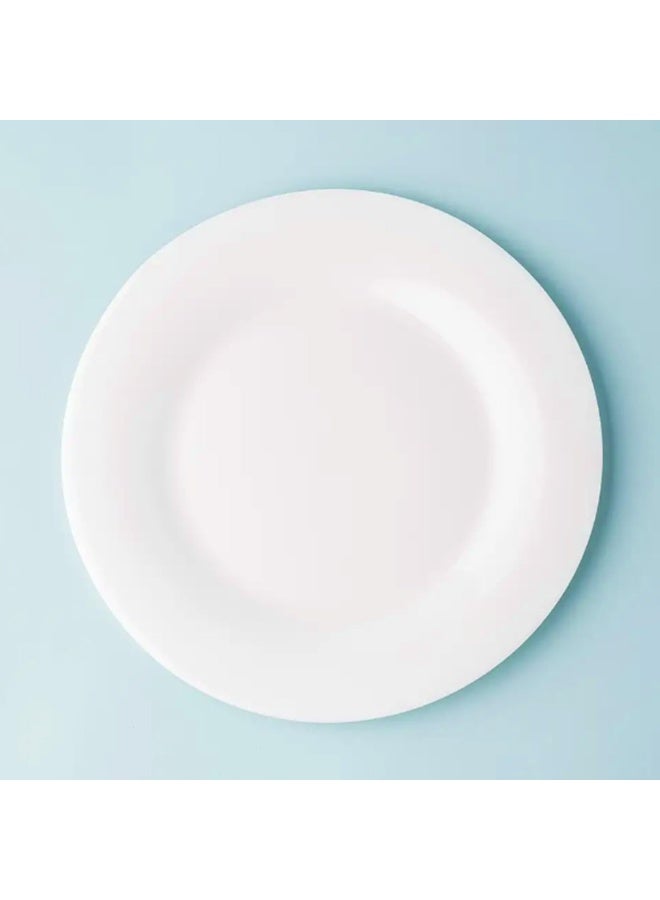 Melrich 12-Piece Opalware Dinner Set With 4X 25 Cm Dinner Plate, 4X18 Cm Desert Plate, 4 X 13 Cm Bowl, Serves 4, White - Image 5