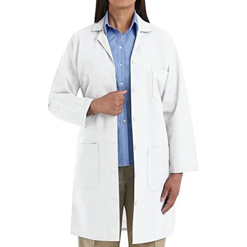 Red Kap Women's Lab Coat, White, 3X-Large - Image 1