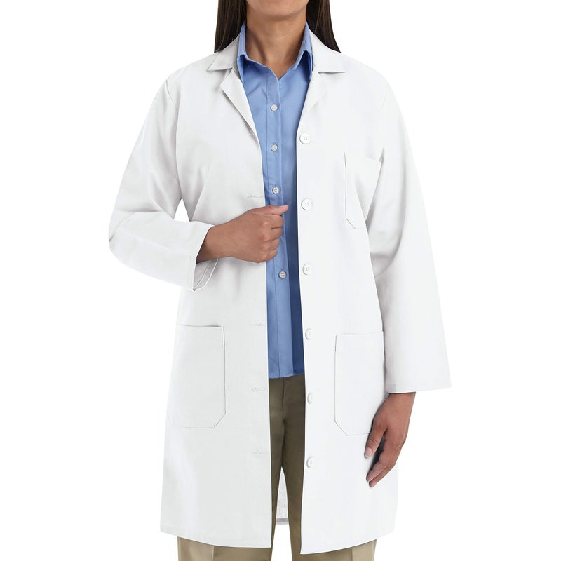 Red Kap Women's Lab Coat, White, 3X-Large - Image 3