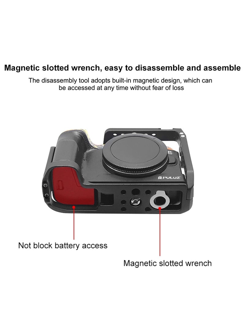 PULUZ For Canon EOS-RP PULUZ Metal Camera Cage Stabilizer Rig  - Image 3
