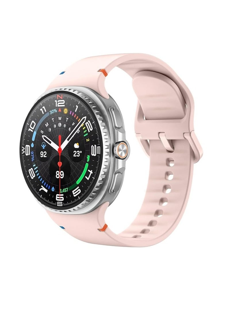 Sport Band for Samsung Galaxy Watch 8 Band 40mm 44mm/8 Classic 46mm Men Women,No Gap Soft Silicone Rubber Replacement Strap Waterproof Wristband for Samsung Galaxy Watch 8 Classic Bands 46 44 40 mm - Image 1