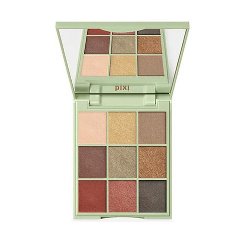 Pixi Beauty Eye Effects - Hazelnut Haze|Eyeshadow 9 Shade Compact Palette | Easy To Apply High Pigment Colour | Paraben-Free | 11.5g - Image 2