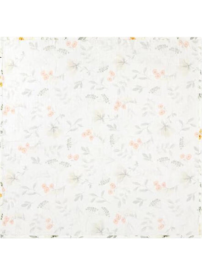 Yeehoo Baby Bath Towel Bamboo Cotton Antibacterial Absorbent Bath Towel Baby Bath Towel Large Size Full Printed Leaf 115*115Cm - Image 3