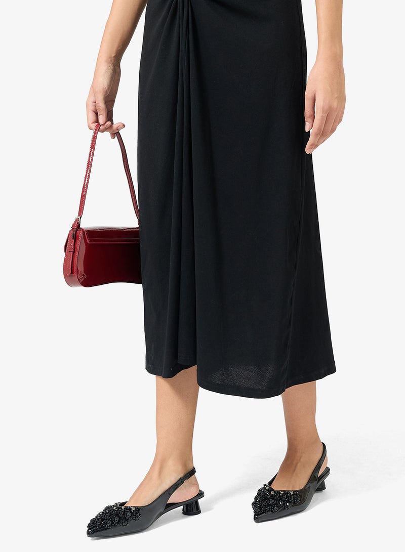 خزانة حذاء بكعب متوسط بتفاصيل مزخرفة - Image 5