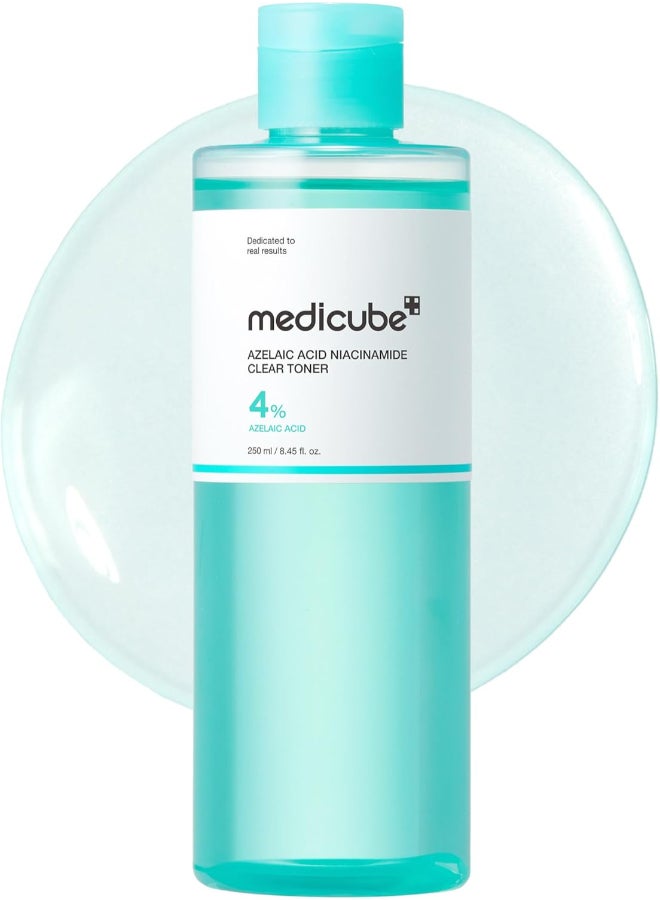 Medicube Azelaic Acid Niacinamide Clarifying Toner 4% Azelaic Acid 2% Niacinamide Soothing Daily Toner 250ml - Image 1