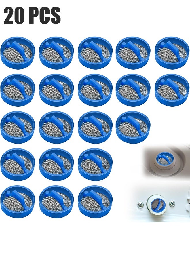 HY 20 Pcs Washing Machine Water Filter, Washing Machine Water Inlet Valve Washing Machine Filter Hose Washer with Screen Filter, Washing Machine Hose Filter Inline Water Filter Washing Machine Inlet Valve - Image 1