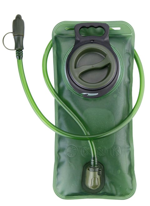 Hydration Bladder Water Reservoir 2L with Hydration Pack Cleaning Kit Tube Insulator Bite Valve Cover