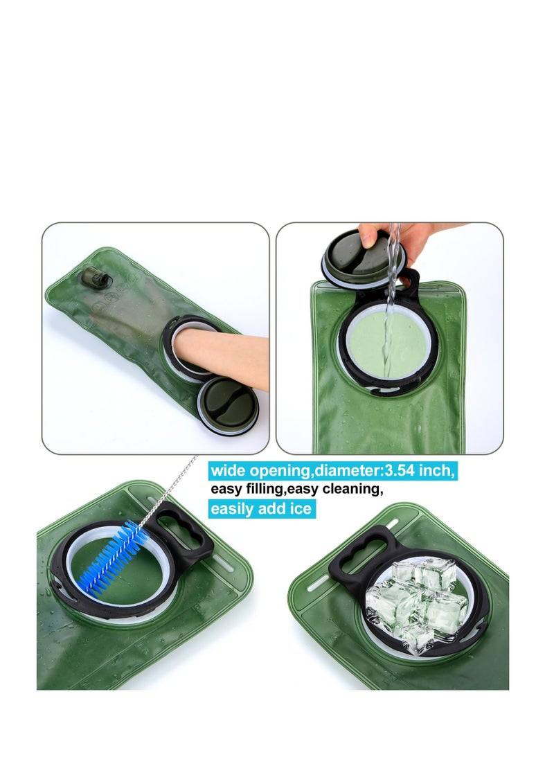 Cool Baby Style Hydration Bladder Water Reservoir 2L with Hydration Pack Cleaning Kit Tube Insulator Bite Valve Cover  - Image 2