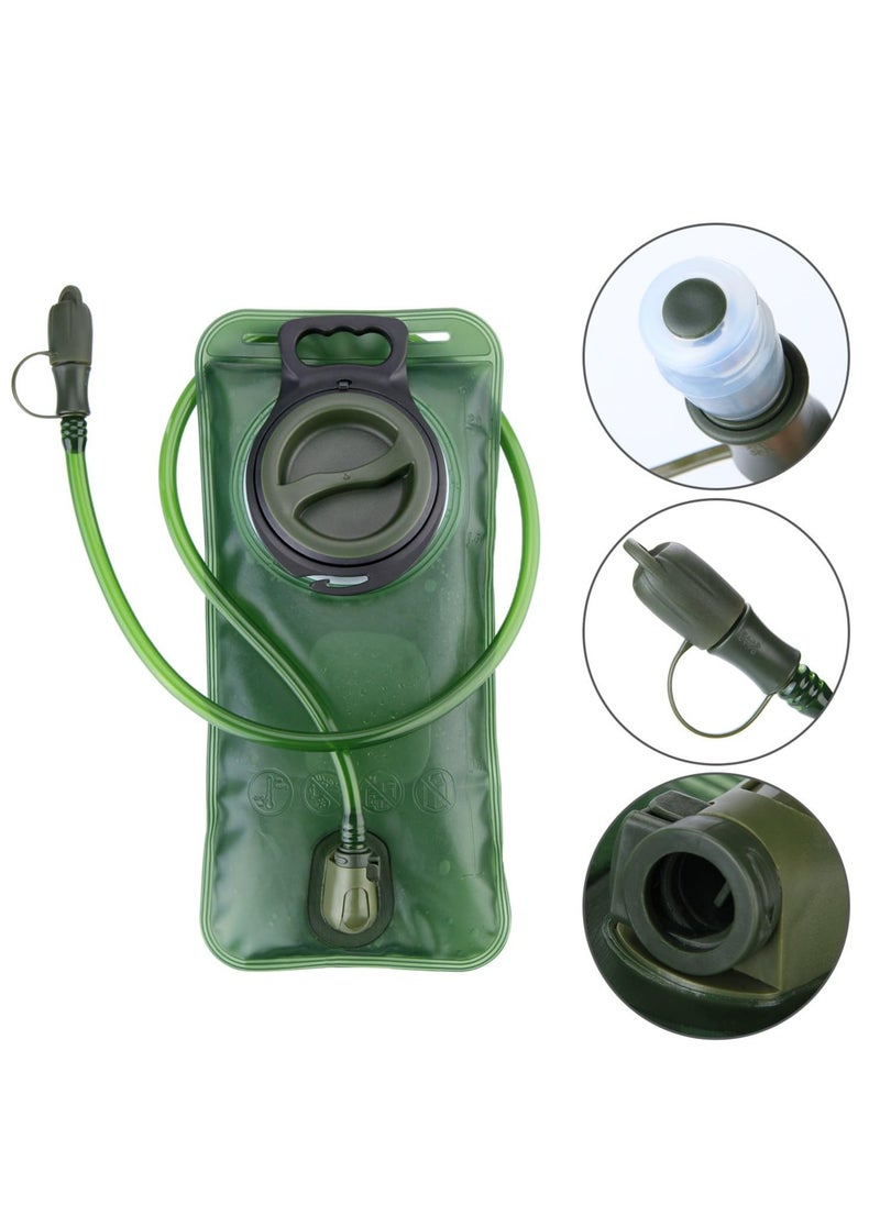 Hydration Bladder Water Reservoir 2L with Hydration Pack Cleaning Kit Tube Insulator Bite Valve Cover