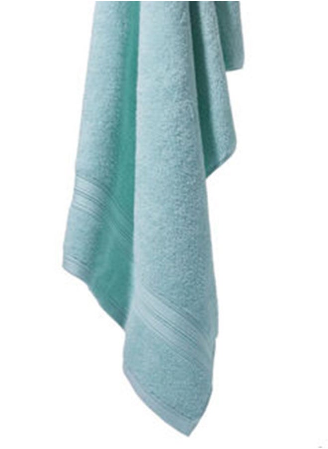 White Rose Shadow Bath Sheet 550 GSM 100% Cotton Terry 80x160 cm -Luxury Feel Super Absorbent Quick Dry Sea Green  - Image 2
