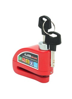NIBEMINENT Anti-theft Motorcycle Disc Brake Lock Waterproof with Alarm Sound for Scooter Bike Theftproof Locks 