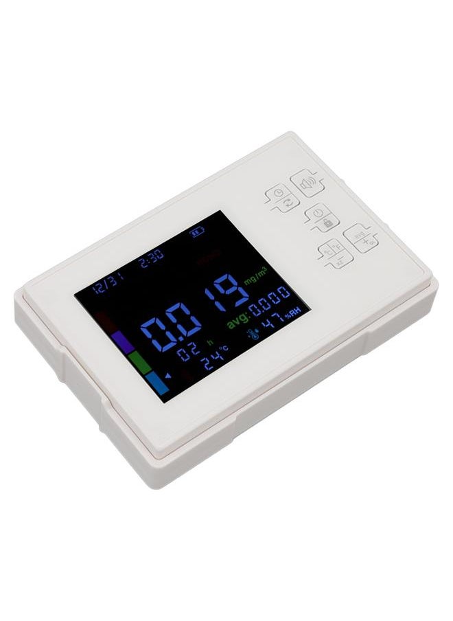 Thoraya 5V CO2 Air Detector Carbon Dioxide HCHO TVOC Detector Temperature Humidity Monitor for Indoor Home  - Image 1