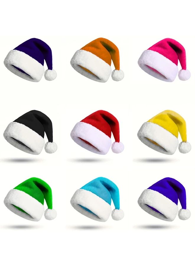 Red Christmas Hat For Adults Winter Holiday New Year Party Decorations Gift Costume School Supplies - Image 1