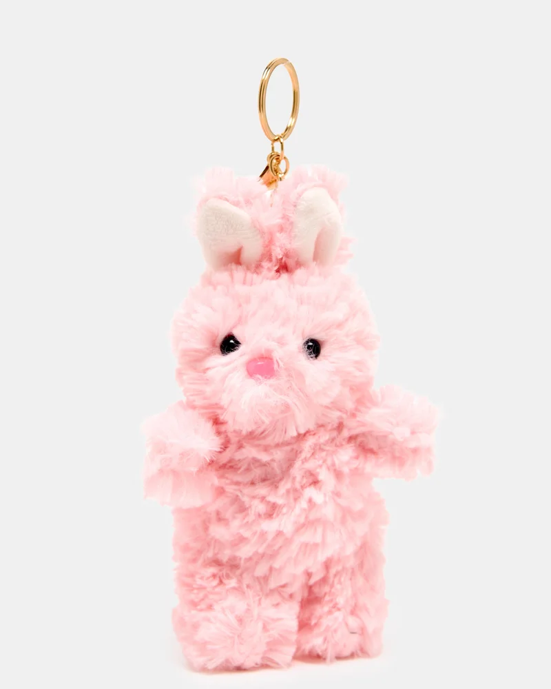REDTAG Girls Pink Bunny Plush Bag Add On
