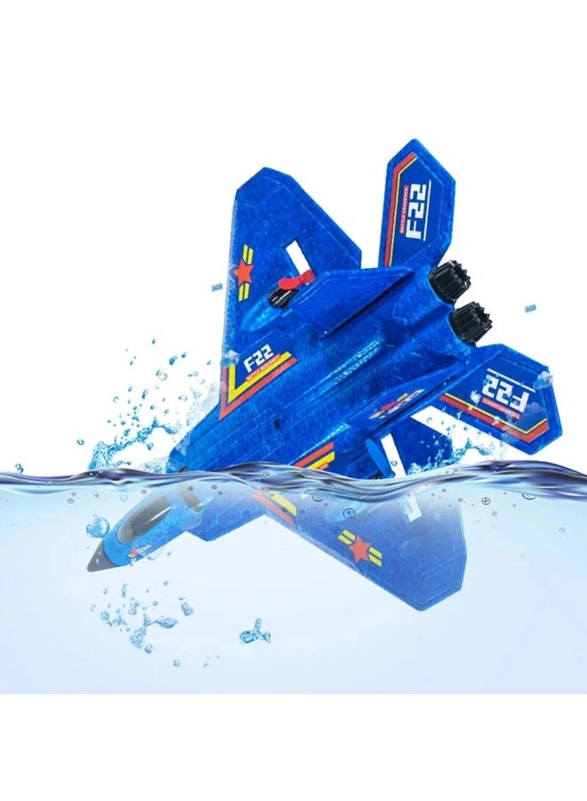 Stem F22 Amphibious RC Fighter Jet – Land, Sea & Air | 6-Axis Gyro | LED Night Flight | EPP Foam | Ages 14+ - Image 3