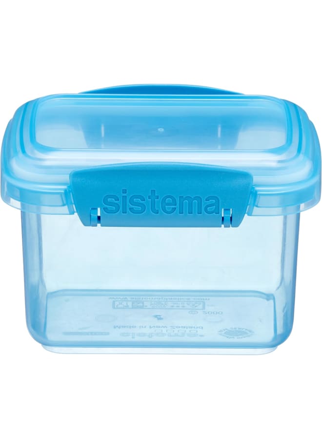 Sistema Sandwich Lunch Boxes 3-Pieces, 400 Ml Capacity, (Spring Green, Radiant Raspberry, Blue Lagoon) - Image 2