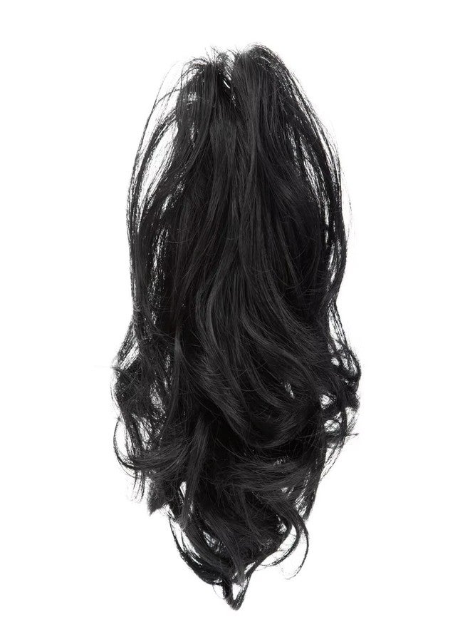 ريتزكارت وصلة شعر بمشبك، طولها 12 بوصة، شعر قصير مموج صناعي، ذيل حصان للنساء، ذيل حصان مجعد بمشبك آمن، قطعة شعر طويلة ذات مظهر طبيعي لسهولة التصفيف (1B) - Image 3