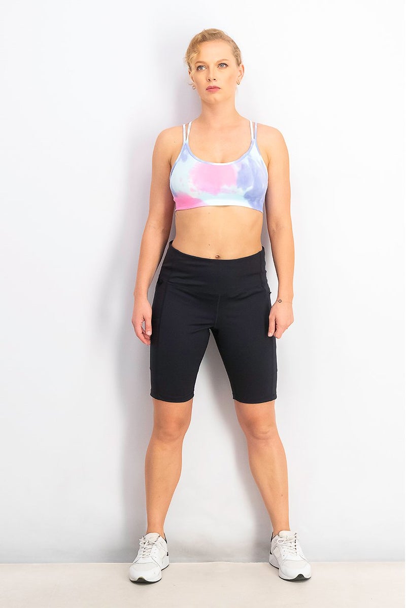 Tchibo سراويل ليغينغ رياضية نسائية مناسبة للمشي لمسافات طويلة، سوداء - Image 3