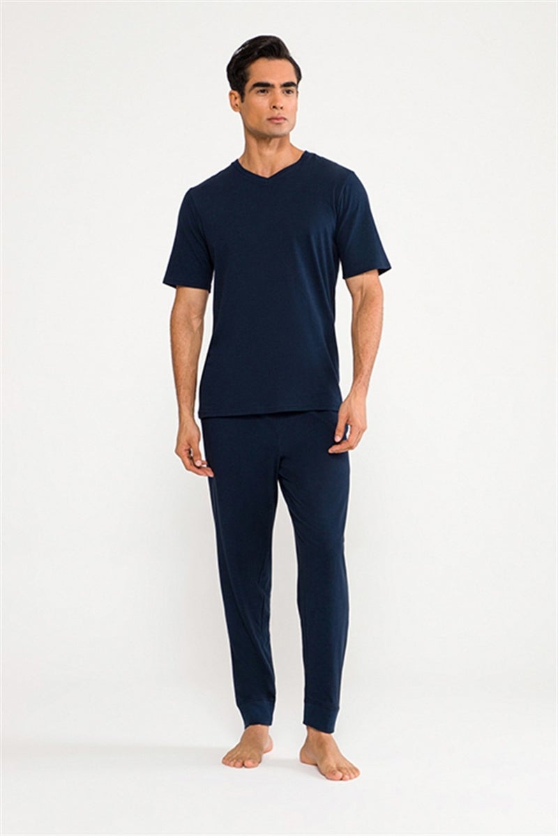 D'S DAMAT D'S Groom Men's Navy Blue Pajama Bottom  - Image 3
