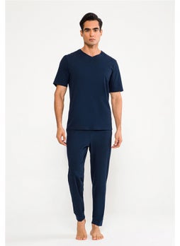 D'S DAMAT D'S Groom Men's Navy Blue Pajama Bottom  - Image 2