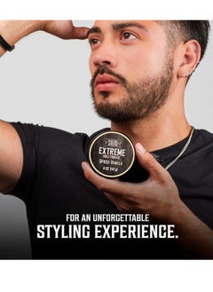 Viking Revolution Viking Revolution Spiced Vanilla Hair Pomade for Men - Extreme Hold Hair Gel for Men Water Based - Mens Pomade Extra Firm Mens Hair Pomade Strong Hold - High Shine Mens Hair Cream (4oz)  - Image 4