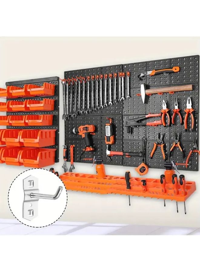 26pcs Heavy Duty Metal Pegboard Hooks For Tool Organization Garage Kitchen Storage - Image 4
