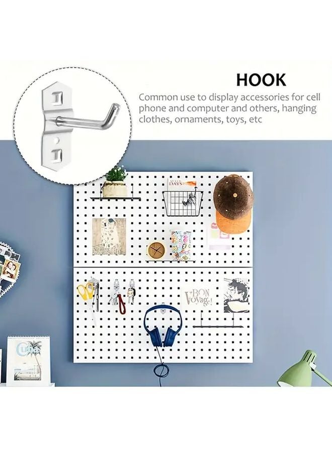 26pcs Heavy Duty Metal Pegboard Hooks For Tool Organization Garage Kitchen Storage - Image 5