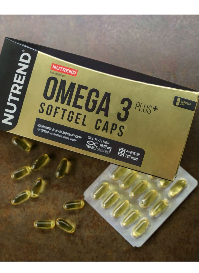 NUTREND - Omega 3 Plus Soft gel Caps 120 Capsule - Image 1