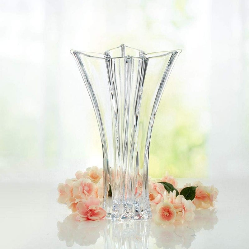 Mikasa Florale Crystal Vase 14 - Image 3