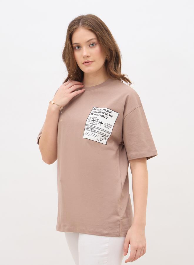 Styli Graphic Print Oversized T-Shirt - Image 3