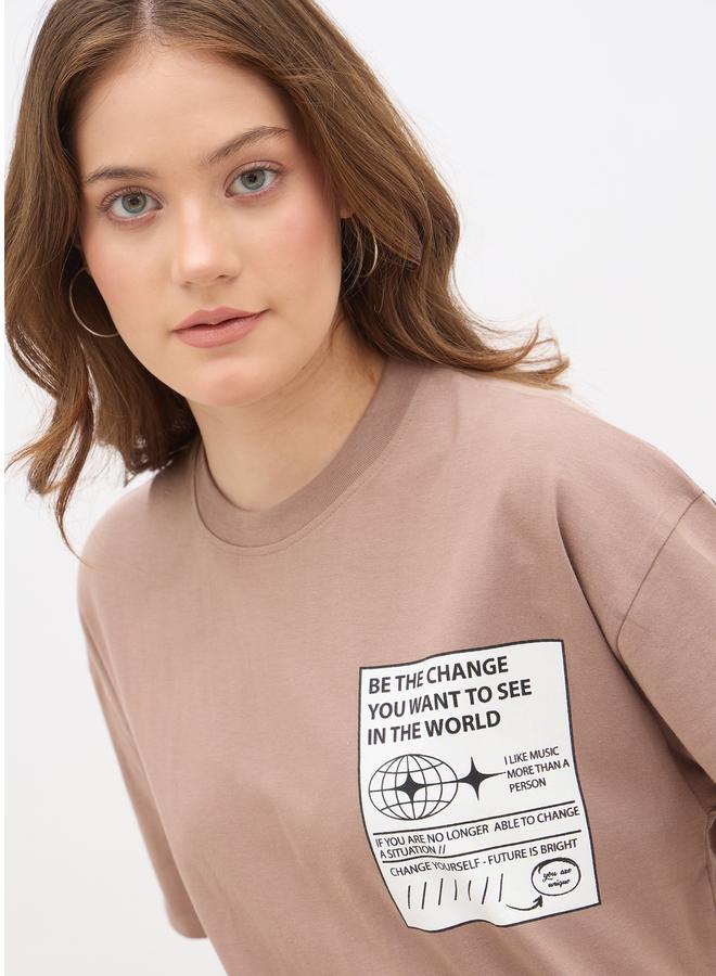 Styli Graphic Print Oversized T-Shirt - Image 4