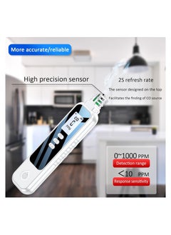 Y&D Portable Carbon Monoxide Detector, Mini Travel CO Alarm, 0-1000PPM Detection Range, Air Quality Monitor, Monitor Alarm for Home/Travel, Professional-Grade Gas Tester  - Image 3