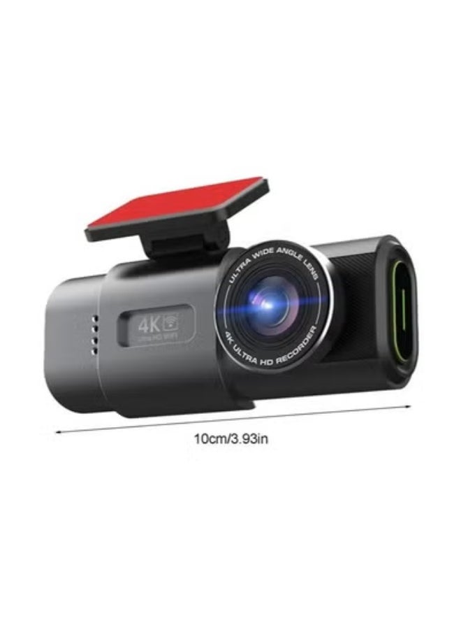 TIGER 4K Dual Dash Cam with WiFi – Front & Rear Car Camera with Night Vision, G-Sensor, Motion Detection & Loop Recording – Wide-Angle In-Car Driving Recorder with App Control & Parking Monitor – Ultra HD Car Dash Camera for Safety, Evidence & Travel Logs  - Image 2