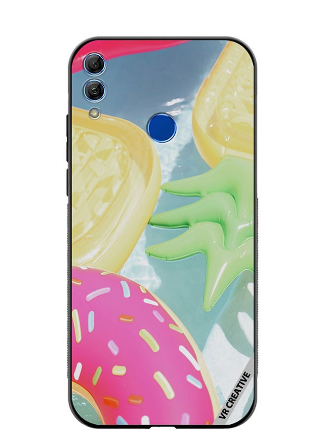 Protective Case Cover For Honor 10 Lite Pool Fun Design Multicolour