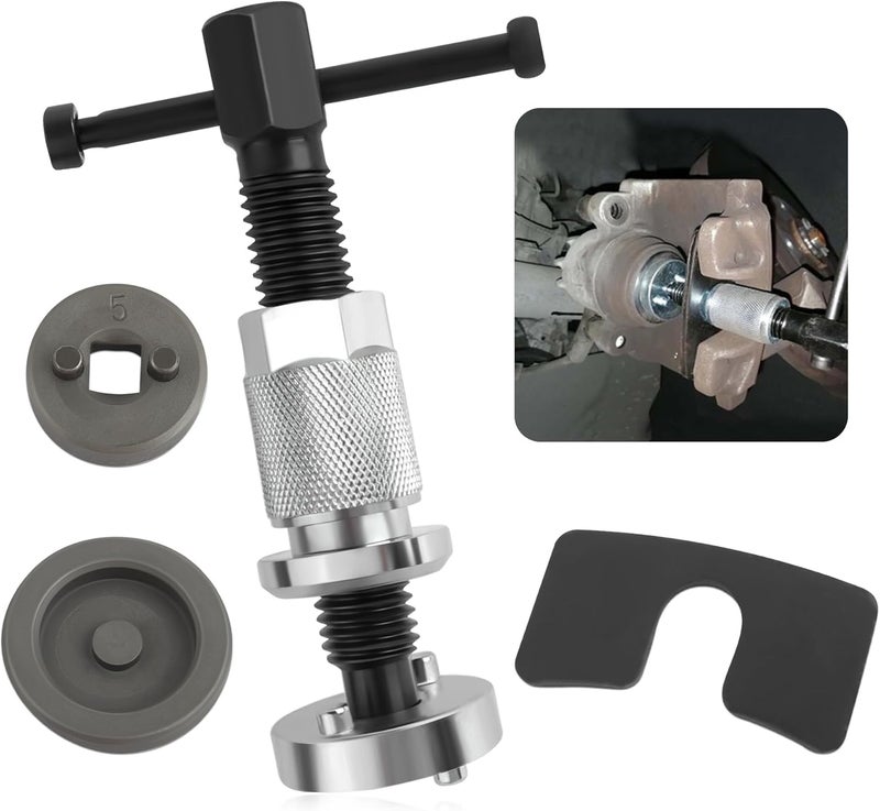 Stacool 5PCS Brake Caliper Compression Tool Set - Chrome-Plated Steel for Brake Pad Replacement - Image 1