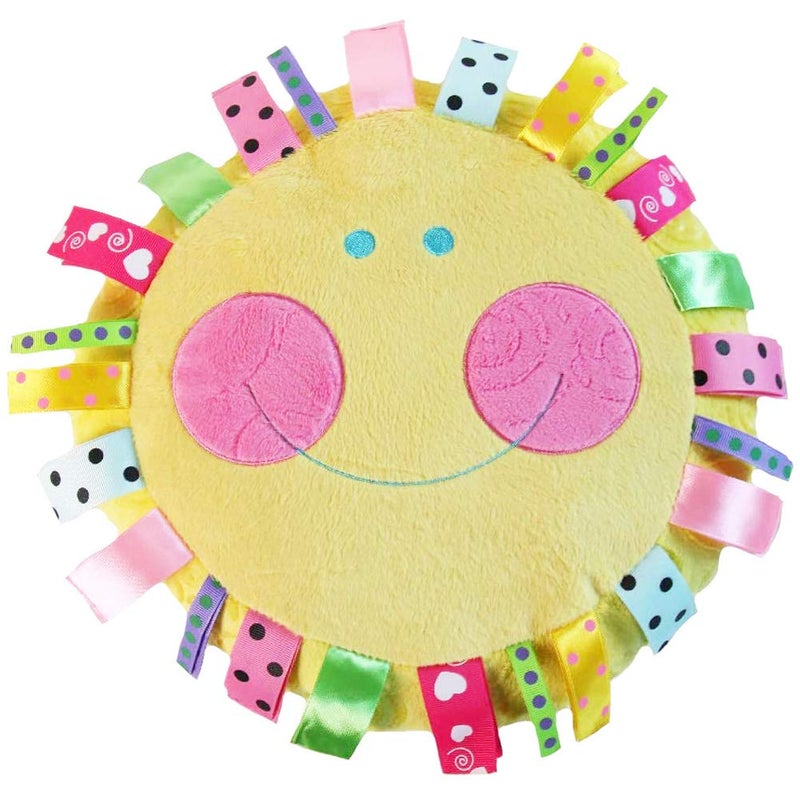 Snuggle Stuffs Hello Sunshine 14 Yellow Plush Throw Pillow