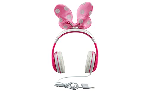 eKids Minnie Mouse Headphones for Kids, Wired Headphones for School, Home or Travel - Image 2