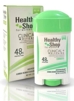 Healthy shop clinical Deodorant  – Whitening, Brightening, and 24-Hour Freshness, Alcohol-Free, 75g  - Image 2